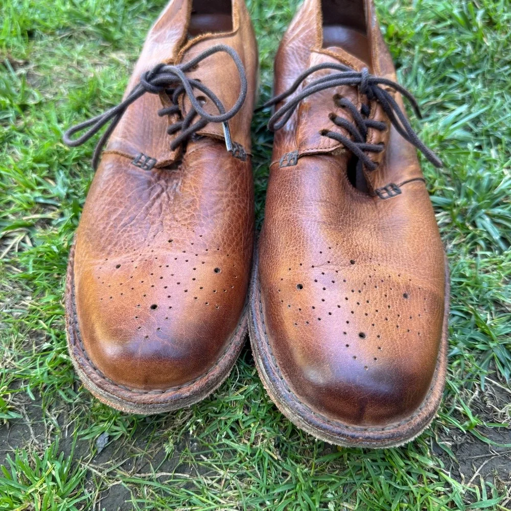 Walk-Over Vintage Collection Oxford Dress Shoes Mens 10 M Brown Leather USA Made